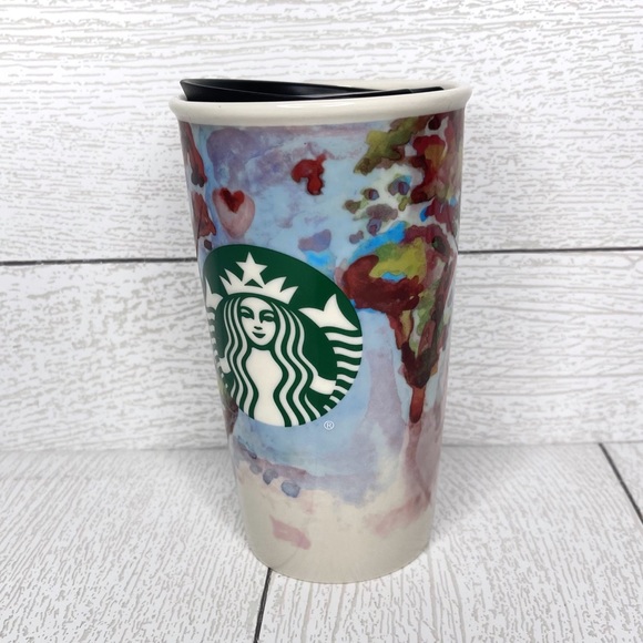 Starbucks | Watercolor World Map Circa 2015